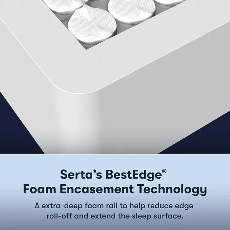 Serta Perfect Sleeper Cobalt Calm 13.25" Plush Tight Top - Mattress + Box Spring