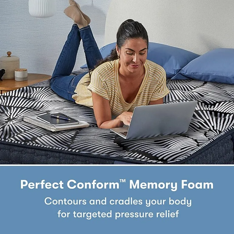 Serta Quilted Perfect Sleeper X Hybrid Knox 13.75" Plush Tight Top - Mattress + Box Spring