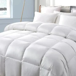 Serta 300 Thread Count All Seasons Warmth White Down Fiber Comforter