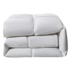 Serta 233 Thread Count All Seasons Warmth White Goose Feather And Down Fiber Comforter