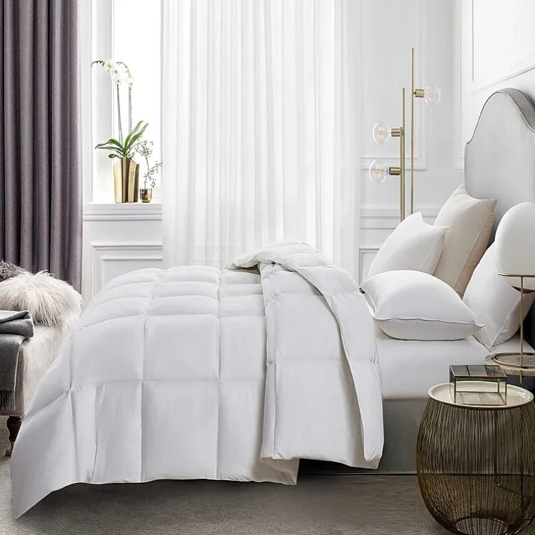 Serta 233 Thread Count Extra Warmth White Goose Feather And Down Fiber Comforter