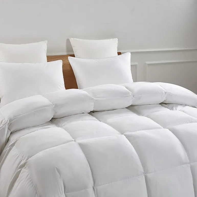 Serta 233 Thread Count Extra Warmth White Goose Feather And Down Fiber Comforter