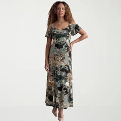 24seven Comfort Apparel Maternity Womens Maternity Boat Neck Sleeveless Shift Dress