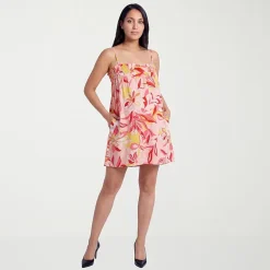 24seven Comfort Apparel Maternity Womens Maternity Scoop Neck Sleeveless A-Line Dress
