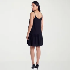 24seven Comfort Apparel Maternity Womens Maternity Scoop Neck Sleeveless A-Line Dress