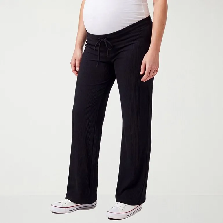 24seven Comfort Apparel Maternity Womens Maternity Pull-On Pant