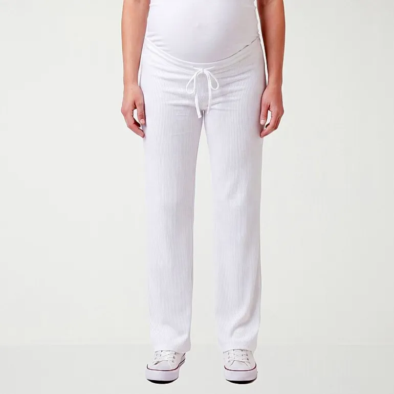 24seven Comfort Apparel Maternity Womens Maternity Pull-On Pant