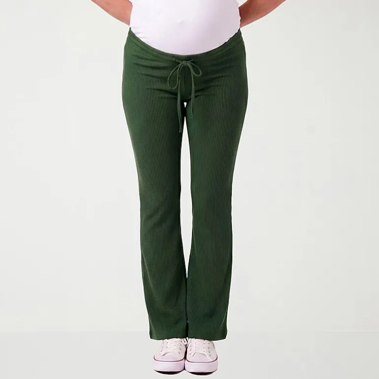 24seven Comfort Apparel Maternity Womens Maternity Pull-On Pant