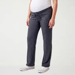 24seven Comfort Apparel Maternity Womens Maternity Pull-On Pant