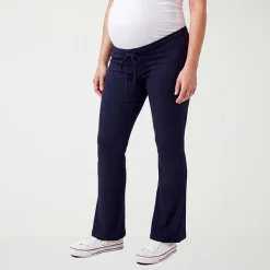 24seven Comfort Apparel Maternity Womens Maternity Pull-On Pant