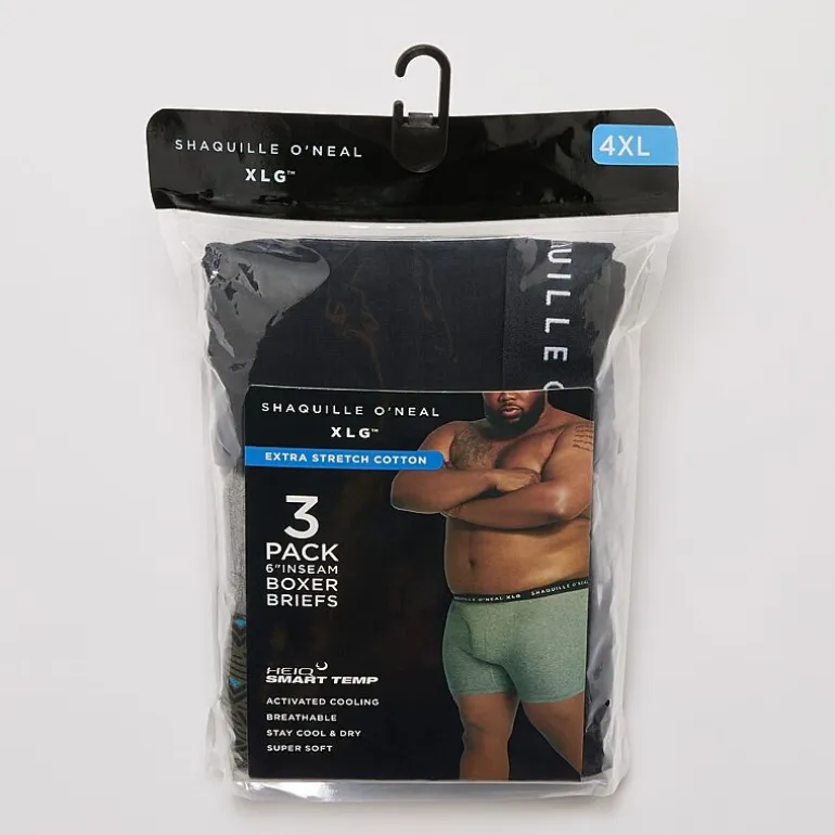 Shaquille O'Neal XLG™ Activated Cooling Mens Boxer Briefs 346161