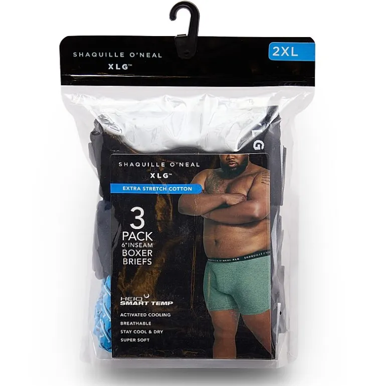 Shaquille O'Neal XLG™ Activated Cooling Mens Boxer Briefs 346161