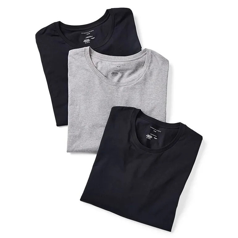 Shaquille O'Neal XLG™ Activated Cooling Mens 3 Pack Short Sleeve Crew Neck T-Shirt Tall
