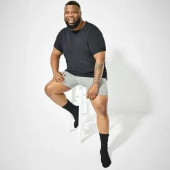 Shaquille O'Neal XLG™ Activated Cooling Mens 3 Pack Short Sleeve Crew Neck T-Shirt Tall