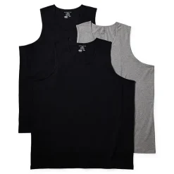 Shaquille O'Neal XLG™ Activated Cooling Mens Crew Neck Sleeveless 3 Pack Big and Tall Tank