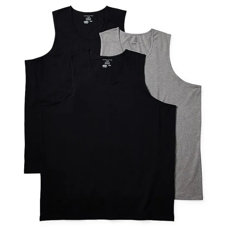 Shaquille O'Neal XLG™ Activated Cooling Mens Crew Neck Sleeveless 3 Pack Big and Tall Tank
