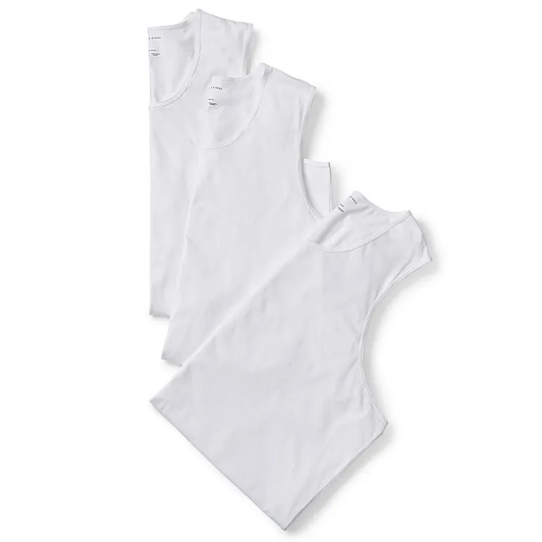 Shaquille O'Neal XLG™ Activated Cooling Mens Crew Neck Sleeveless 3 Pack Big and Tall Tank