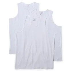 Shaquille O'Neal XLG™ Activated Cooling Mens Crew Neck Sleeveless 3 Pack Big and Tall Tank