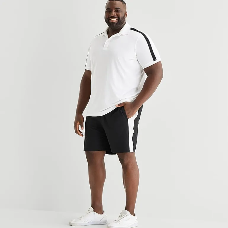 Shaquille O'Neal XLG™ Active Mens 8" Big and Tall Moisture Wicking Workout Shorts