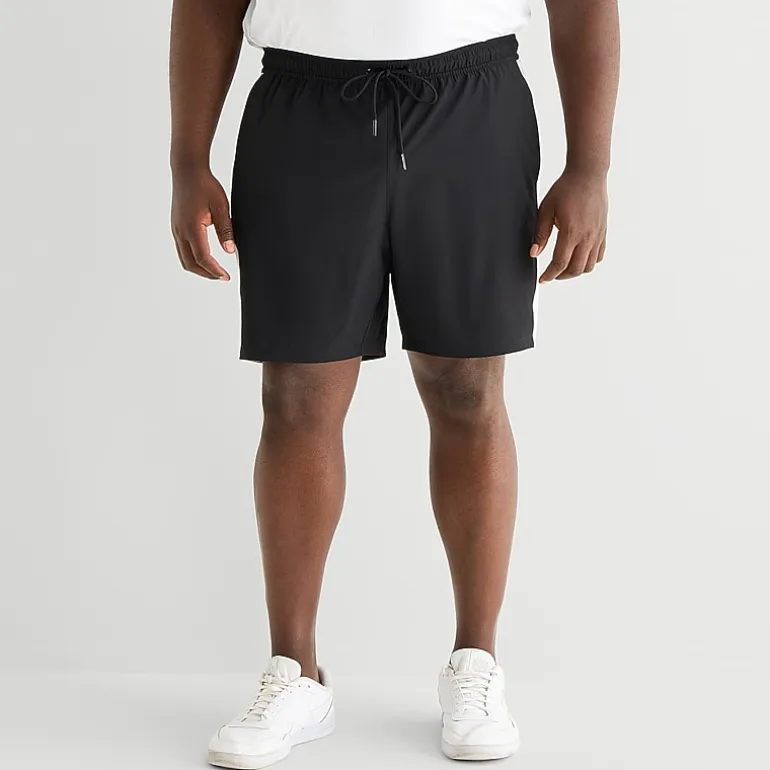 Shaquille O'Neal XLG™ Active Mens 8" Big and Tall Moisture Wicking Workout Shorts