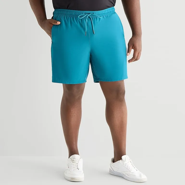 Shaquille O'Neal XLG™ Active Mens 8" Big and Tall Moisture Wicking Workout Shorts