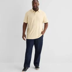Shaquille O'Neal XLG™ Big and Tall Mens Regular Fit Short Sleeve Polo Shirt