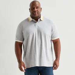 Shaquille O'Neal XLG™ Big and Tall Mens Regular Fit Short Sleeve Polo Shirt