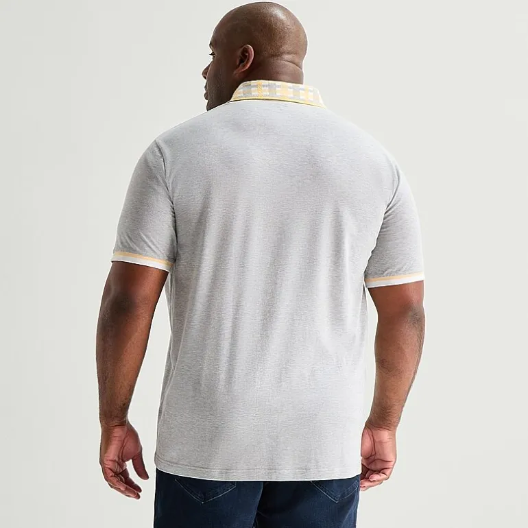 Shaquille O'Neal XLG™ Big and Tall Mens Regular Fit Short Sleeve Polo Shirt