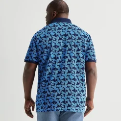 Shaquille O'Neal XLG™ Big and Tall Mens Regular Fit Short Sleeve Polo Shirt
