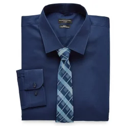 Shaquille O'Neal XLG™ Big And Tall Mens Button Down Dress Shirt + Tie Set