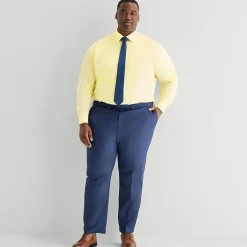 Shaquille O'Neal XLG™ Big And Tall Mens Button Down Dress Shirt + Tie Set