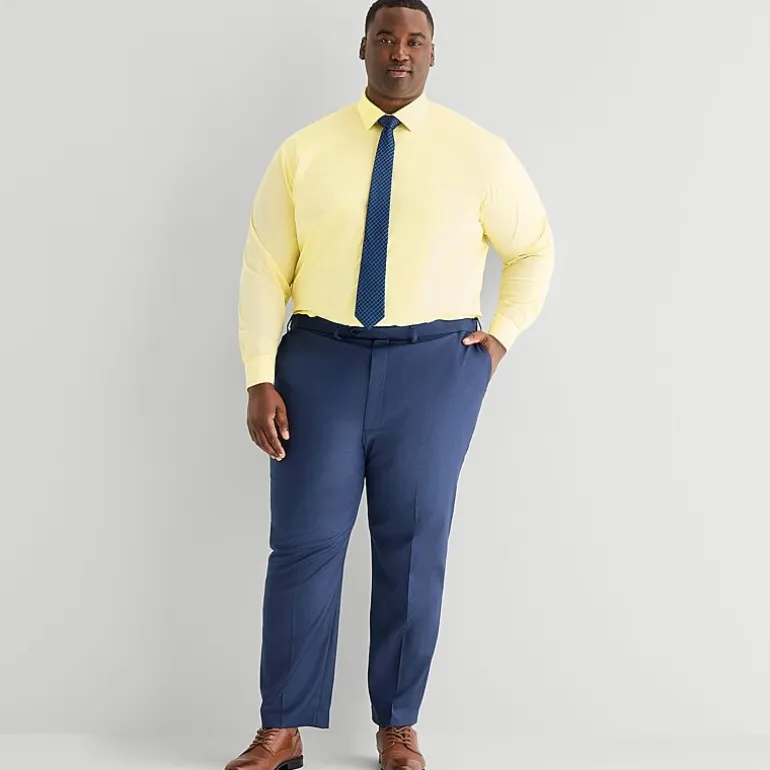 Shaquille O'Neal XLG™ Big And Tall Mens Button Down Dress Shirt + Tie Set