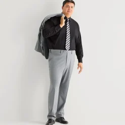 Shaquille O'Neal XLG™ Big And Tall Mens Button Down Dress Shirt + Tie Set