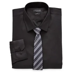 Shaquille O'Neal XLG™ Big And Tall Mens Button Down Dress Shirt + Tie Set