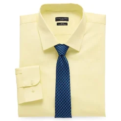 Shaquille O'Neal XLG™ Big And Tall Mens Button Down Dress Shirt + Tie Set