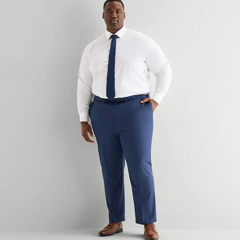 Shaquille O'Neal XLG™ Big And Tall Mens Button Down Dress Shirt + Tie Set