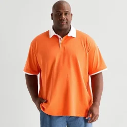 Shaquille O'Neal XLG™ Big Mens Short Sleeve Polo Shirt