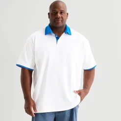 Shaquille O'Neal XLG™ Big Mens Short Sleeve Polo Shirt