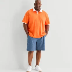 Shaquille O'Neal XLG™ Big Mens Short Sleeve Polo Shirt