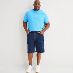 Shaquille O'Neal XLG™ Denim Mens 12" Big and Tall Cargo Short