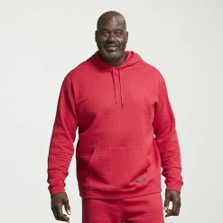 Shaquille O'Neal XLG™ Double Knit Pique Mens Long Sleeve Active Big and Tall Hoodie