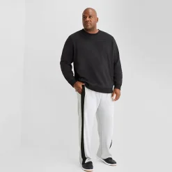 Shaquille O'Neal XLG™ Double Knit Mens Round Neck Long Sleeve Big and Tall Sweatshirt