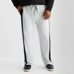 Shaquille O'Neal XLG™ Double Knit Mens Straight Mid Rise Classic Fit Big and Tall Track Pant