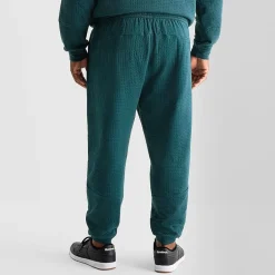Shaquille O'Neal XLG™ Double Knit Pique Mens Drawstring Waist Cuffed Mid Rise Classic Fit Big and Tall Active Jogger Pant