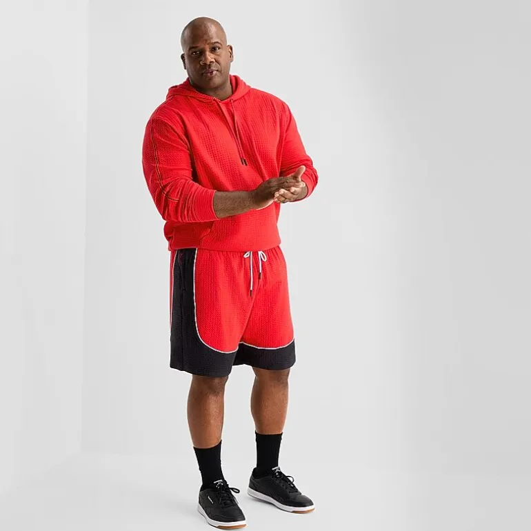 Shaquille O'Neal XLG™ Double Knit Pique Mens 8" Mid Rise Big and Tall Workout Shorts