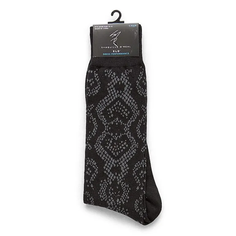 Shaquille O'Neal XLG™ Dress Mens Crew Socks