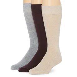 Shaquille O'Neal XLG™ Dress Performance Mens 3 Pair Big and Tall Crew Socks