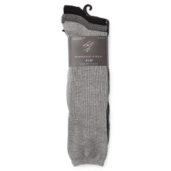 Shaquille O'Neal XLG™ Lux Rib Mens 3 Pair Big and Tall Crew Socks