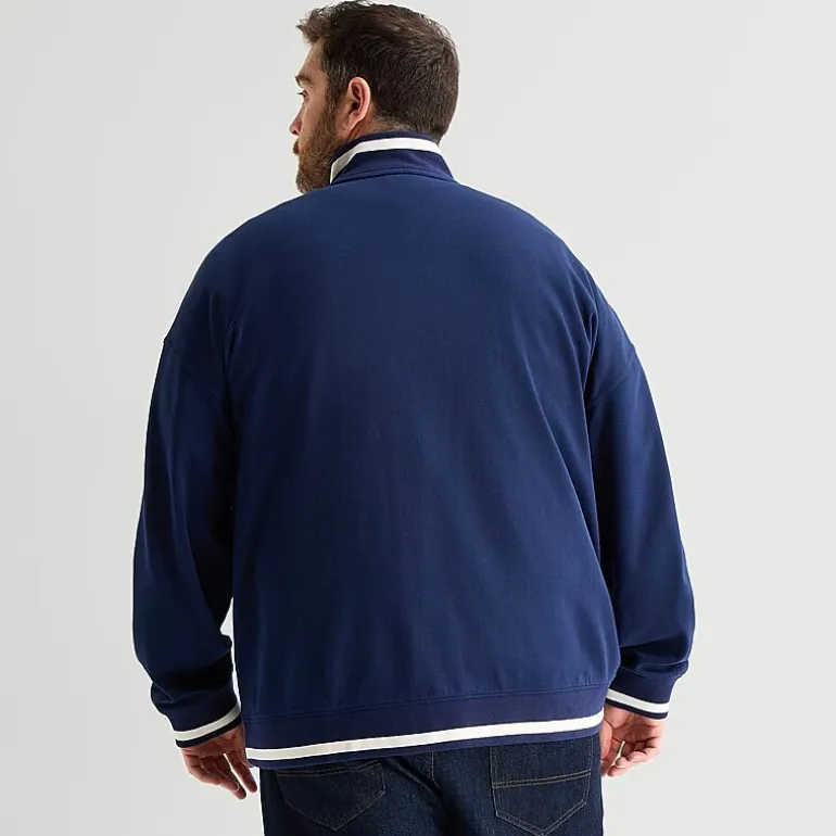 Shaquille O'Neal XLG™ Mens Big and Tall Midweight Varsity Jacket