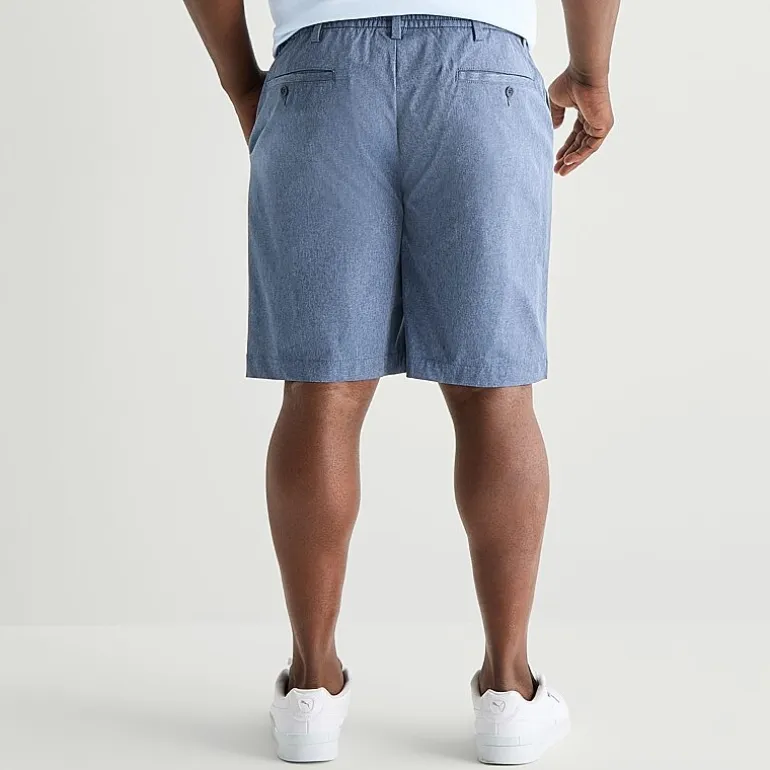 Shaquille O'Neal XLG™ Mens 11" Big and Tall Adjustable Waist Chino Short